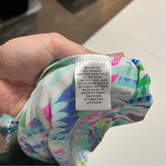 Jude Connally Blue Green Paisley Skort Skirt Built In Shorts XL H2 - Picture 5 of 8